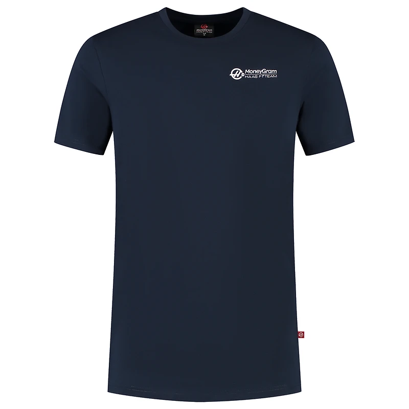 Men's Navy Haas F1 Team 2025 Fan Wear Roundel Ring T-Shirt