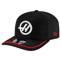 Men's New Era Black Haas F1 Team Camo 9SEVENTY Adjustable Hat