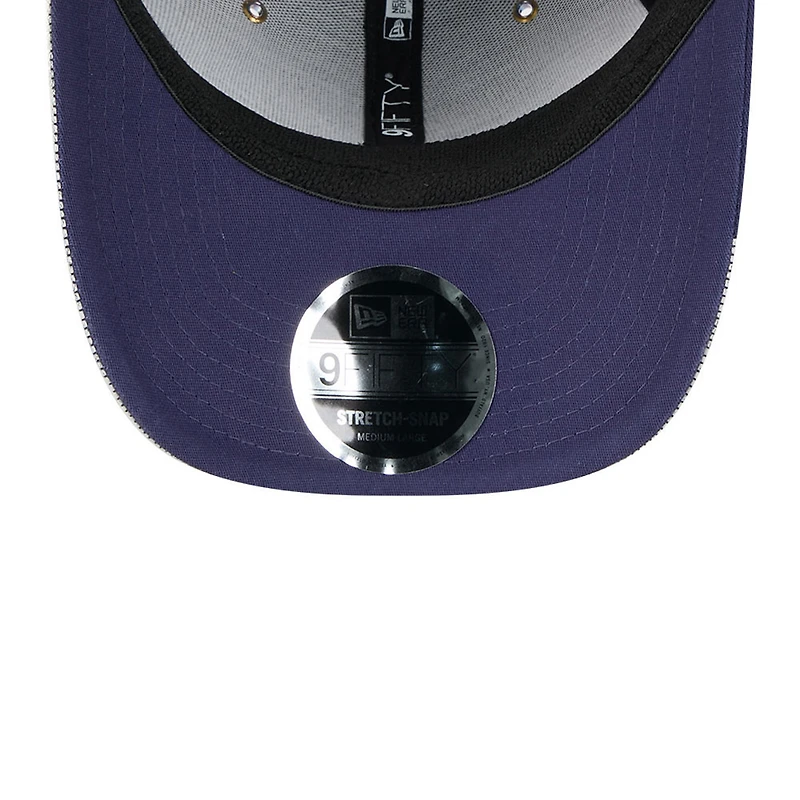 Casquette snapback 9FIFTY bleu marine New Era Esteban Ocon pour homme, équipe Haas F1