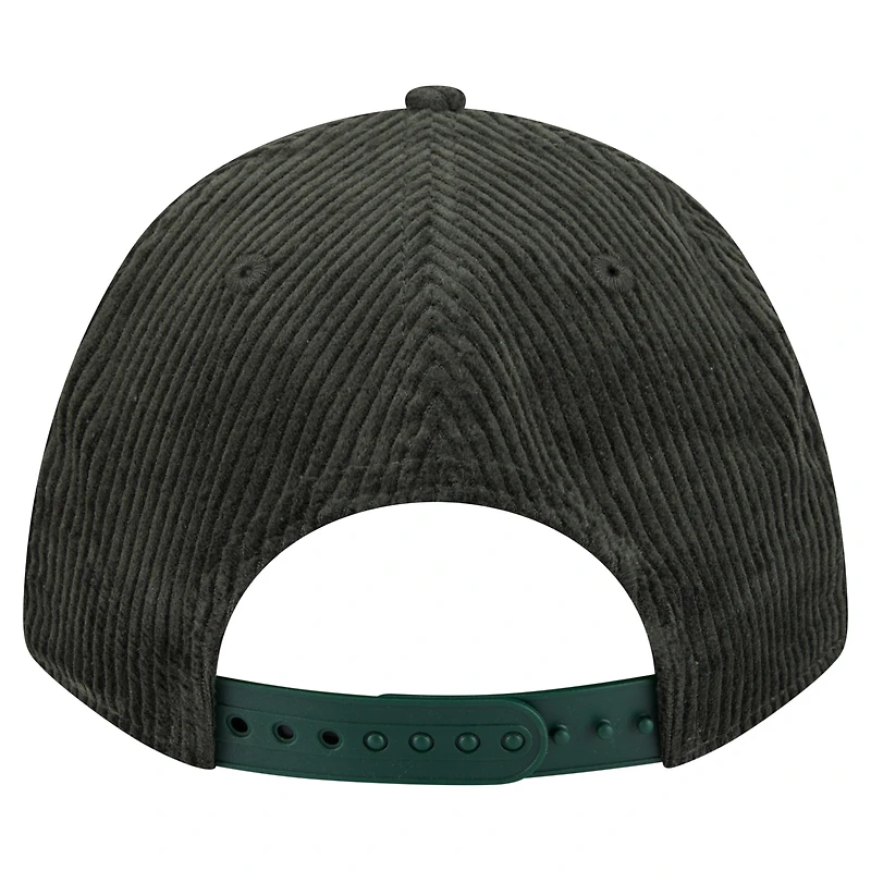 Casquette ajustable 9FORTY en velours côtelé vert Haas F1 Team New Era pour homme