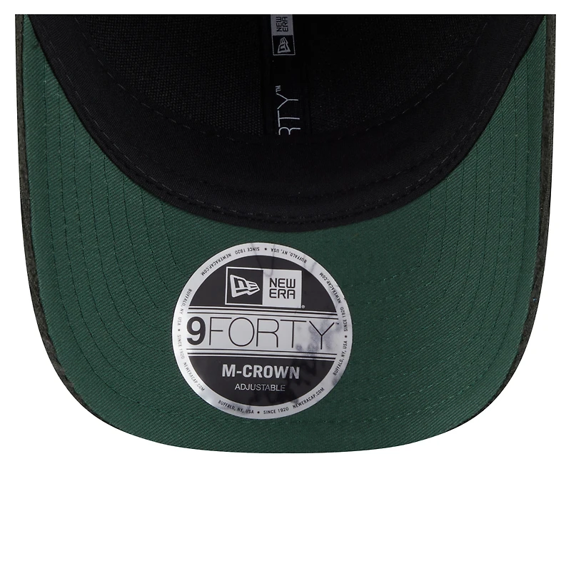 Casquette ajustable 9FORTY en velours côtelé vert Haas F1 Team New Era pour homme