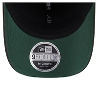 Casquette ajustable 9FORTY en velours côtelé vert Haas F1 Team New Era pour homme
