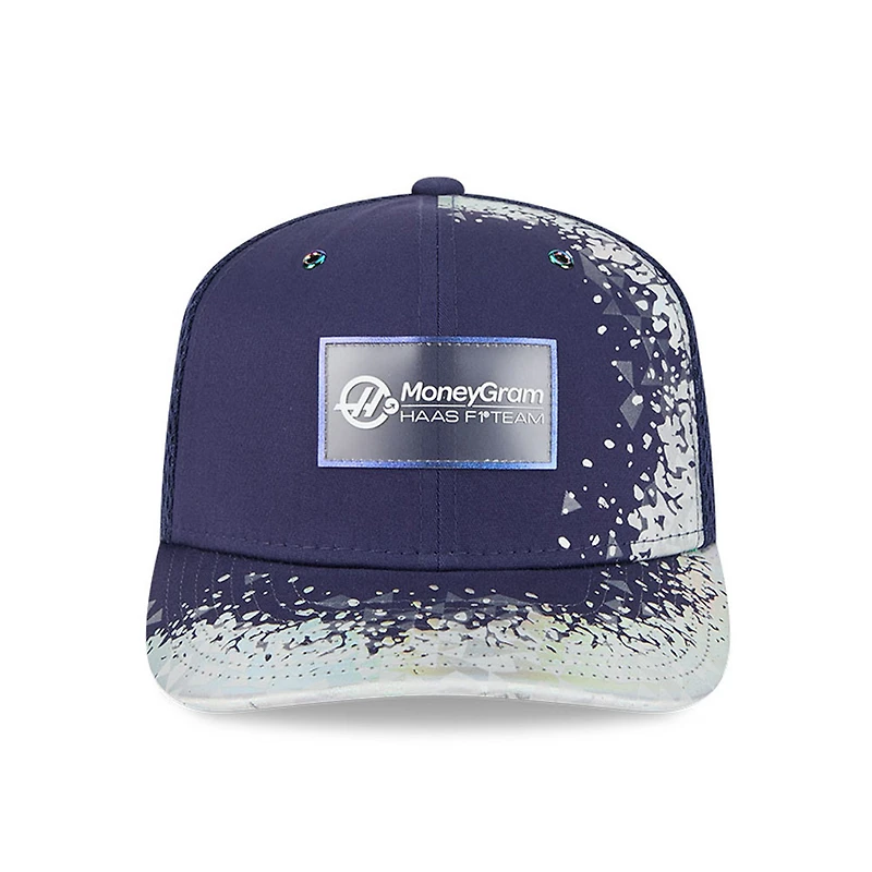 Men's New Era  Navy Haas F1 Team 2025 Las Vegas Grand Prix Special 9SEVENTY Adjustable Hat