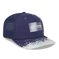 Men's New Era Ollie Bearman Navy Haas F1 Team 2025 Las Vegas Grand Prix Special 9SEVENTY Adjustable Hat