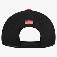 Men's New Era  White/Black Haas F1 Team 9SEVENTY Adjustable Hat
