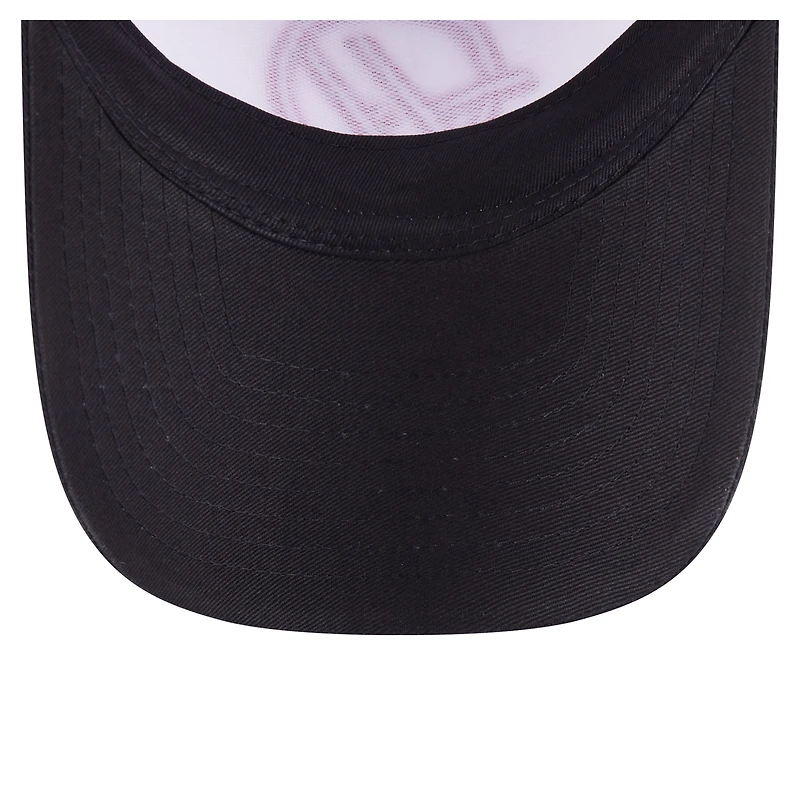 Men's New Era  White/Black Haas F1 Team Trucker Adjustable Hat