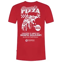 Men's Red Haas F1 Team 2025 Fan Wear Pizza T-Shirt