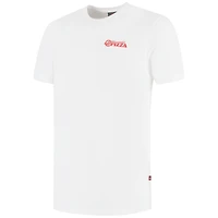 T-shirt blanc pour homme Haas F1 Team 2025 Fan Wear Pizza