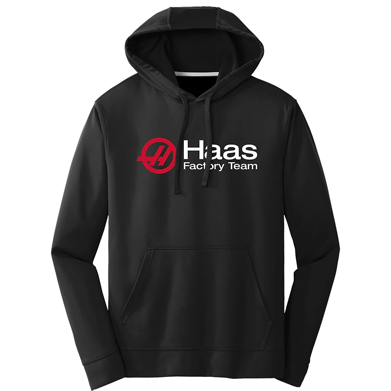Men's Black Haas Factory Team Hoodie