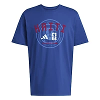 Men's adidas  Blue Haiti National Team 2026 FIFA World Cup Qualifier T-Shirt