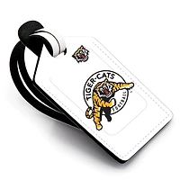 tiquette de bagage en cuir personnalisée des Tiger-Cats de Hamilton