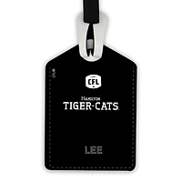 tiquette de bagage en cuir personnalisée des Tiger-Cats de Hamilton