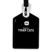 tiquette de bagage en cuir personnalisée des Tiger-Cats de Hamilton
