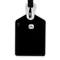 Étiquette de bagage en cuir personnalisée des Tiger-Cats de Hamilton