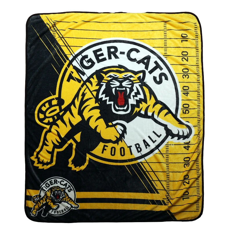 Jeté en peluche Hamilton Tiger-Cats 50" x 60"