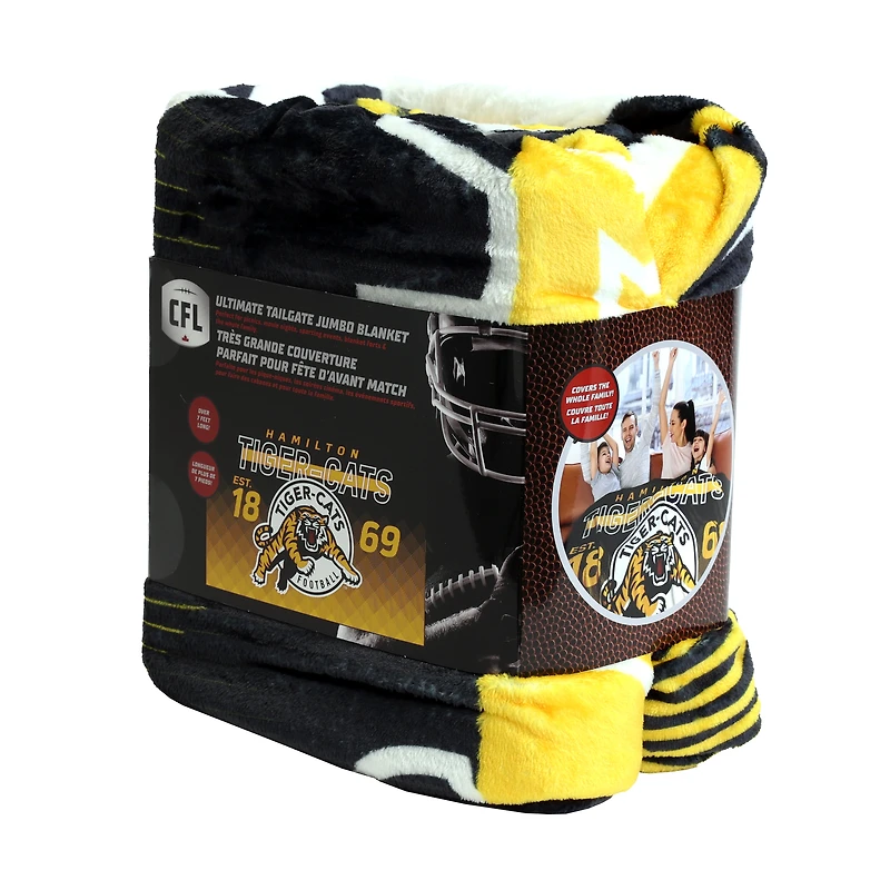 Hamilton Tiger-Cats 62" x 90" Family Blanket