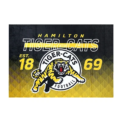 Couverture familiale Hamilton Tiger-Cats 62" x 90"