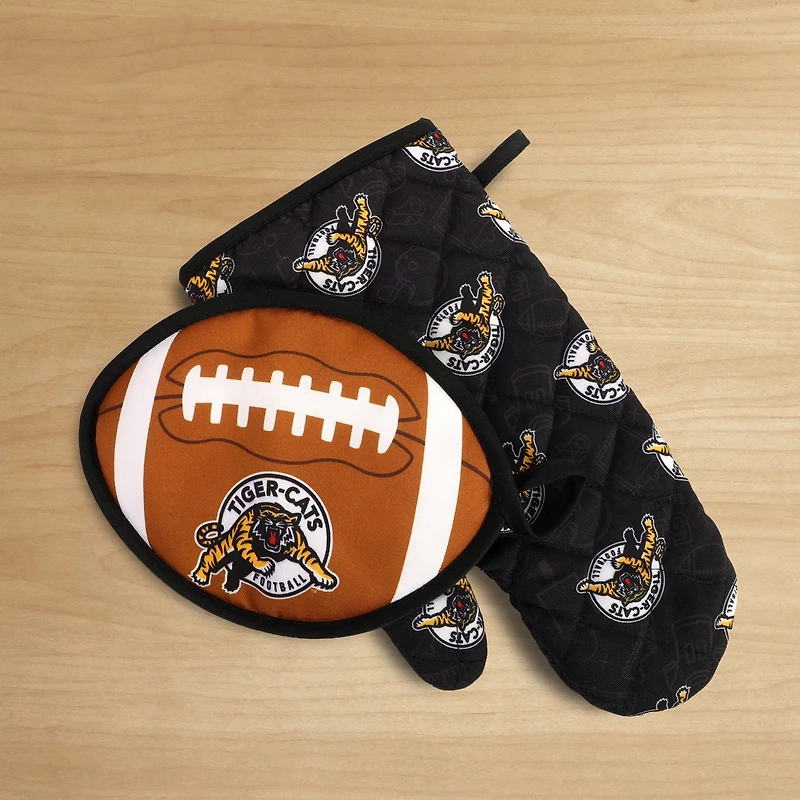 Hamilton Tiger-Cats Two-Piece Kitchen Mitt Set