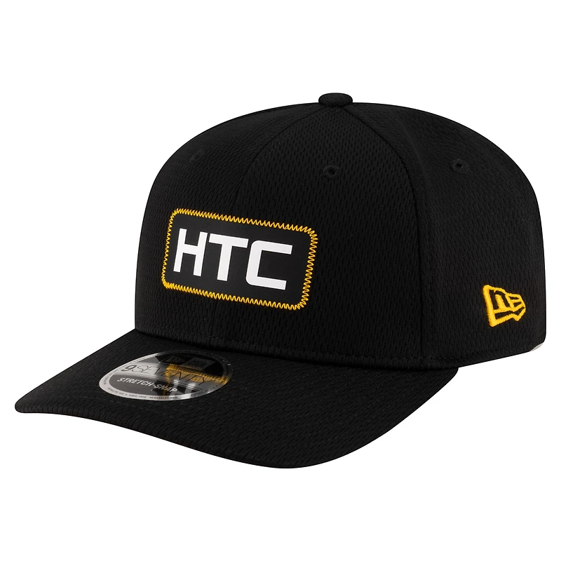 Casquette extensible noire Hamilton Tiger-Cats Sideline 9SEVENTY pour homme de New Era