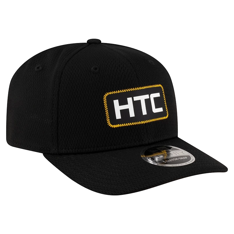 Casquette extensible noire Hamilton Tiger-Cats Sideline 9SEVENTY pour homme de New Era