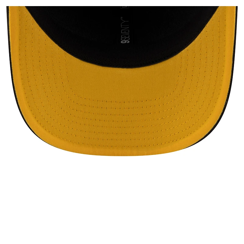 Casquette extensible noire Hamilton Tiger-Cats Sideline 9SEVENTY pour homme de New Era