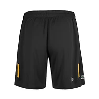 Men's New Era  Black Hamilton Tiger-Cats Sideline Swift Performance Knit Shorts