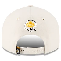 Men's New Era Cream Hamilton Tiger-Cats Turf Traditions Retro Crown 9FIFTY Adjustable Snapback Hat