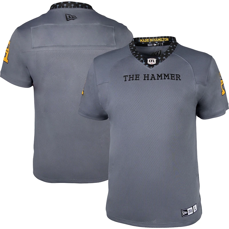 Men's New Era Gray Hamilton Tiger-Cats 2023 Replica Jersey