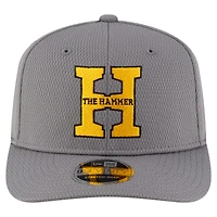 Casquette extensible à pression New Era grise Hamilton Tiger-Cats Sideline Alternate 9SEVENTY pour homme