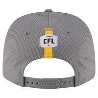 Casquette extensible à pression New Era grise Hamilton Tiger-Cats Sideline Alternate 9SEVENTY pour homme