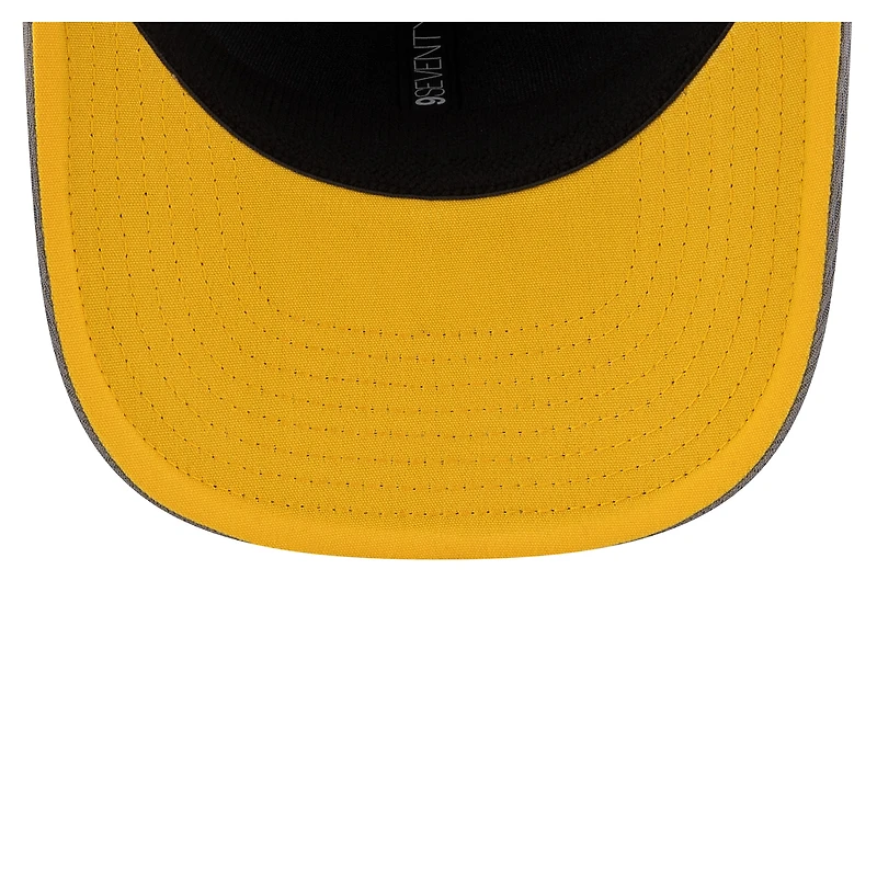 Casquette extensible à pression New Era grise Hamilton Tiger-Cats Sideline Alternate 9SEVENTY pour homme