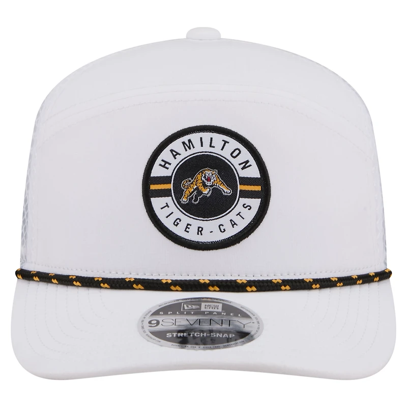 Men's New Era White Hamilton Tiger-Cats 2026 Sideline Rope 9SEVETNTY Adjustable Hat
