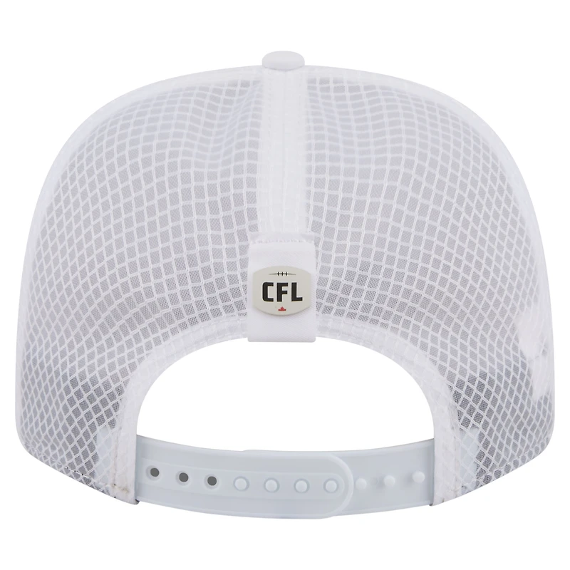 Casquette ajustable New Era blanche Hamilton Tiger-Cats 2026 Sideline Rope 9SEVETNTY pour homme