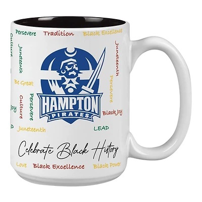 Pirates de Hampton 15oz. Tasse du Mois de l’histoire des Noirs