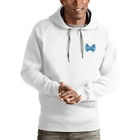 Men's Antigua White Hampton Pirates Victory Pullover Hoodie