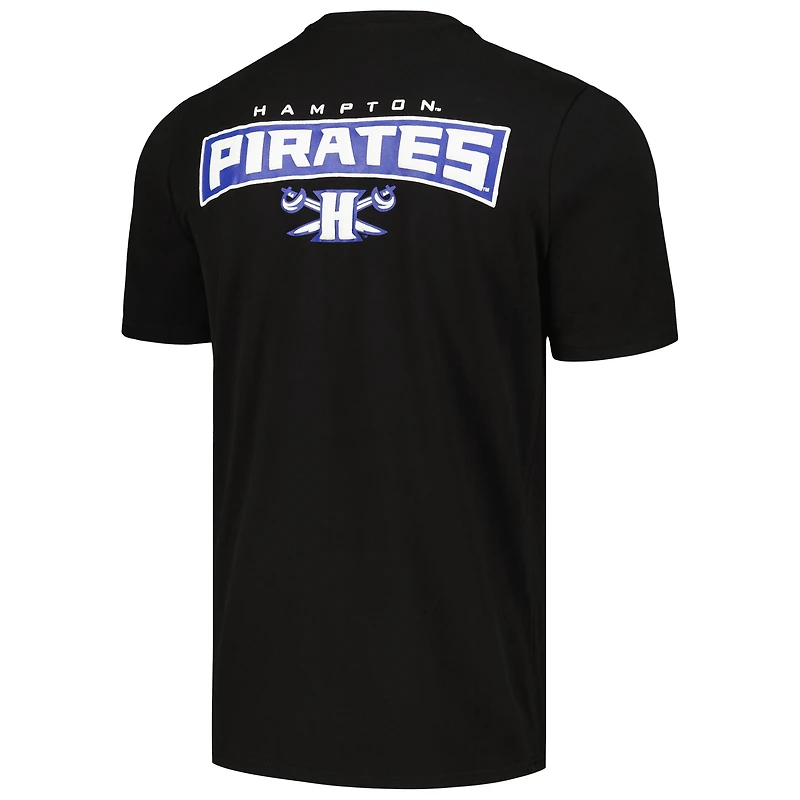 Men's FISLL Black Hampton Pirates Applique T-Shirt