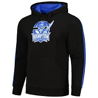 Men's FISLL Black Hampton Pirates Oversized Stripes Pullover Hoodie