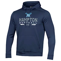 Sweat à capuche bleu marine Hampton Pirates Softball pour homme Under Armour