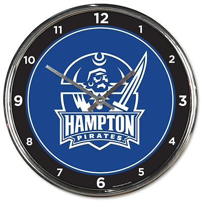Horloge murale chromée WinCraft Hampton Pirates Team