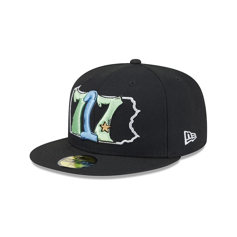 Men's New Era Light Blue Harrisburg Senators Theme Nights 59FIFTY Fitted Hat