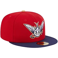 Men's New Era Red Harrisburg Senators Theme Nights Mayflies  59FIFTY Fitted Hat