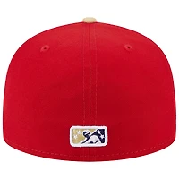Men's New Era Red Harrisburg Senators Theme Nights Mayflies  59FIFTY Fitted Hat