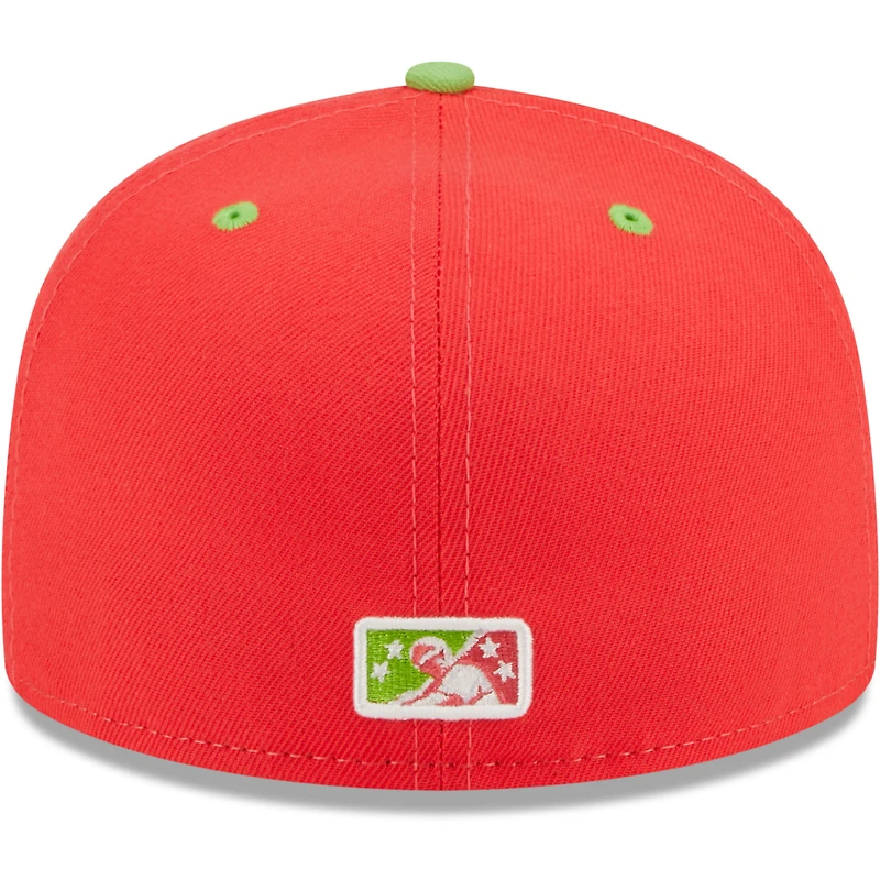 Men's New Era White/Green Playeros De Harrisburg Copa La Diversion 59FIFTY Fitted Hat