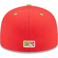 Men's New Era White/Green Playeros De Harrisburg Copa La Diversion 59FIFTY Fitted Hat
