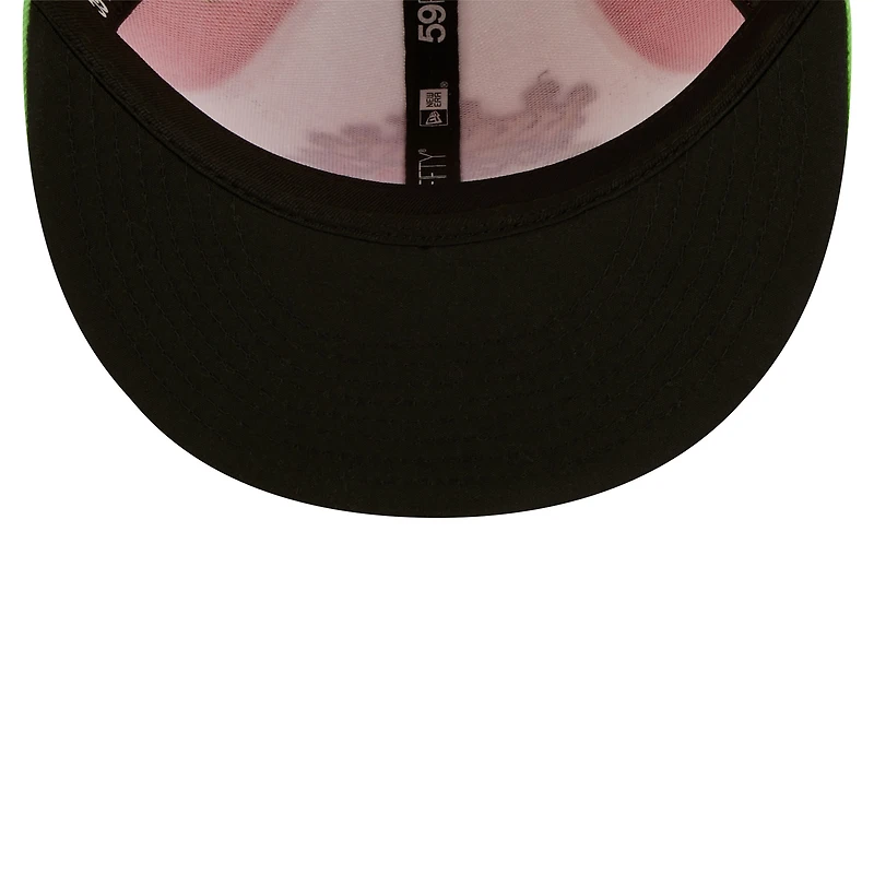 Men's New Era White/Green Playeros De Harrisburg Copa La Diversion 59FIFTY Fitted Hat