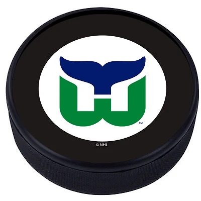Hartford Whalers - Classic Vintage Textured Hockey Puck