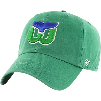 Men's '47 Hartford Whalers Vintage Hockey Logo Clean Up Adjustable Hat