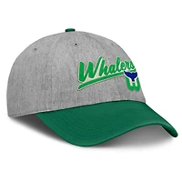 Men's Fanatics Gray/Green Hartford Whalers Rebound Adjustable Hat