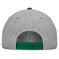 Men's Fanatics Gray/Green Hartford Whalers Rebound Adjustable Hat
