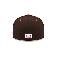 Casquette ajustée 59FIFTY marron Hartford Yard Goats Theme Nights de New Era pour homme